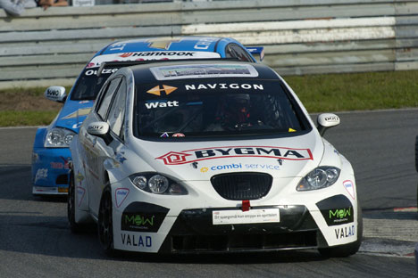 Jason Watt i sin SEAT
(Foto: Jeppe Rimmen)